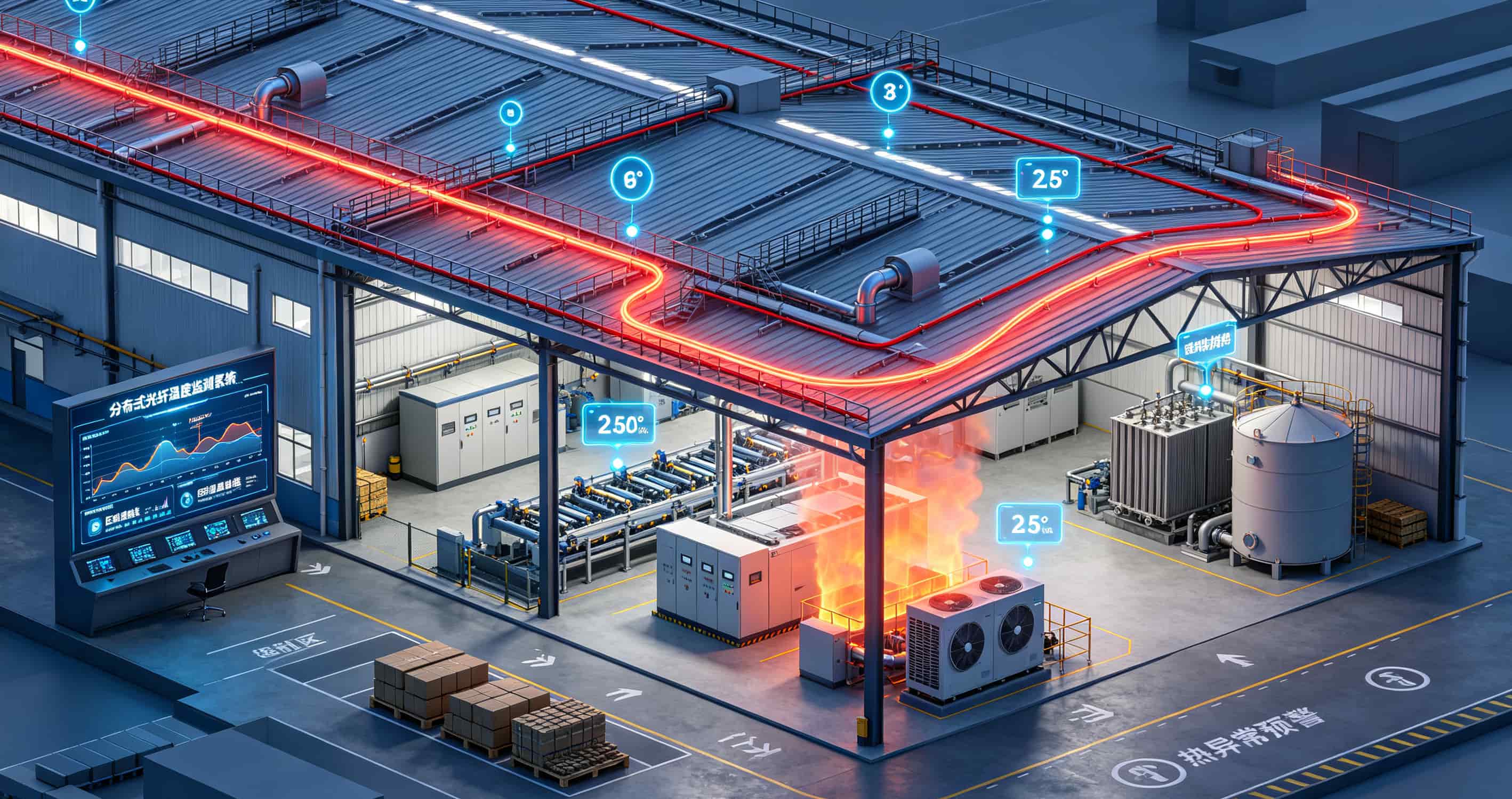 Factory Temperature Monitoring with Hotspot Detection
